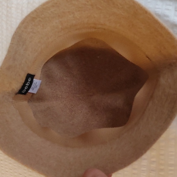Beige Angora Blend Bebe Bucket Hat - Picture 4 of 6